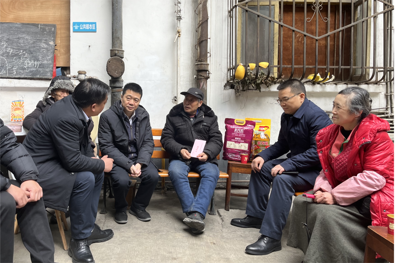 省尊龙集团党委书记、董事长游勇开展慰问活动督导调研工作